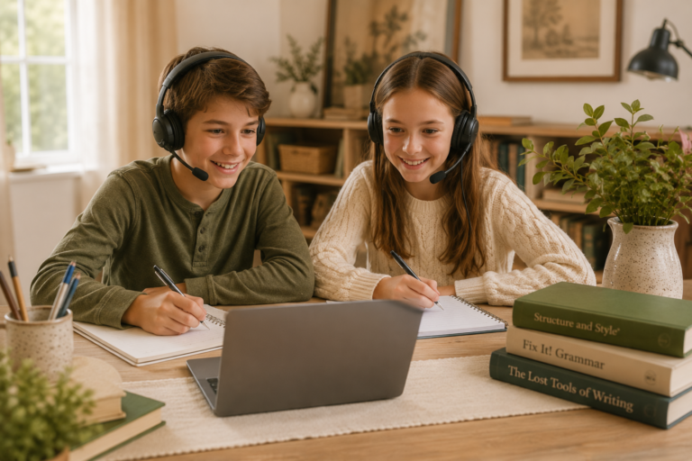 Learning Together: Sibling Writing Sessions